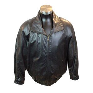 Vintage Wilsons Leather Jacket Mens Size Large With Thinsulate Insulated Vest Le